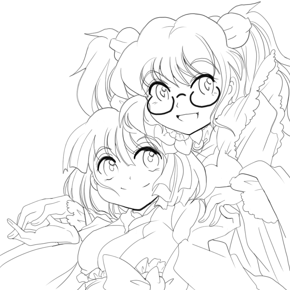 sin78747622's tweet photo. えー描くのたのしい。(名華祭のサークルカット(今日締切)、カラーと知って焦っているのは内緒) https://t.co/nbNkXL9P1y