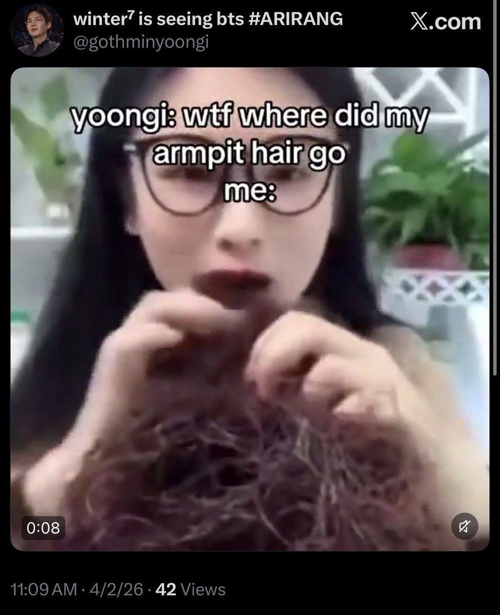 winter⁷ is seeing bts #ARIRANG tweet media