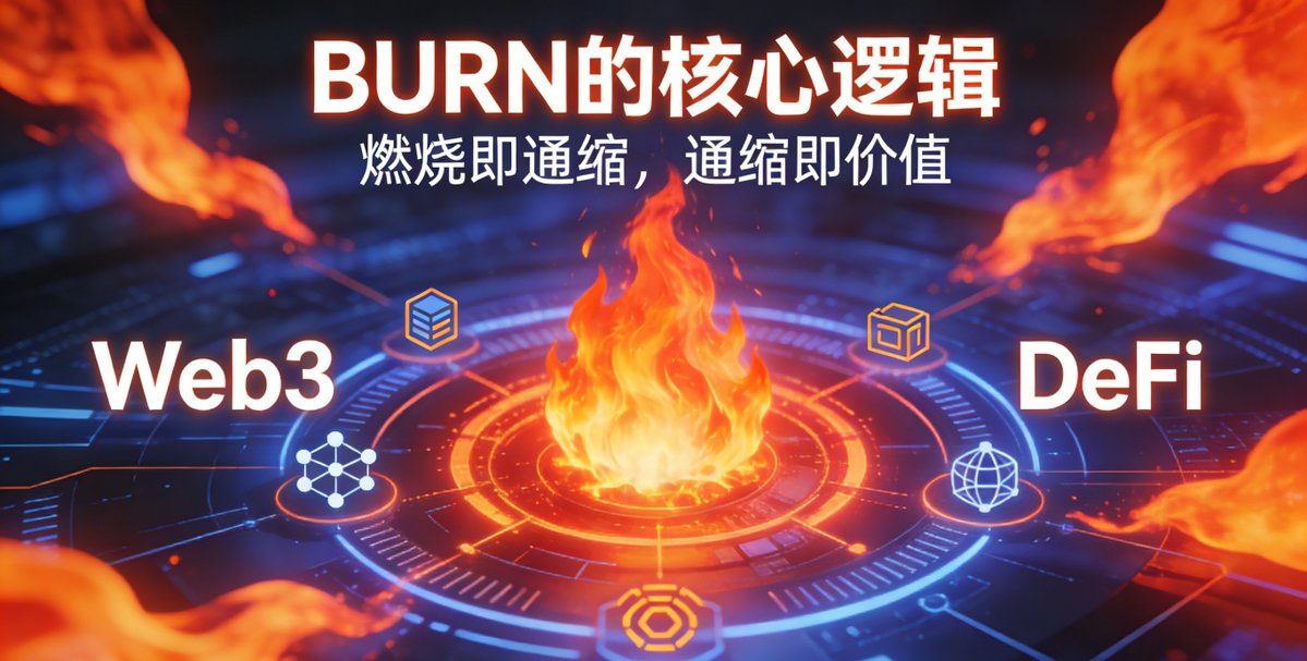 🔥 燃烧即通缩，通缩即价值，这是BURN的核心逻辑
🔥每一次燃烧都在减少流通量
🔥每一笔销毁都在加固价值支撑
👉随着通缩持续推进
🎉代币稀缺性与价值底座会不断抬升

#BURN #燃烧 #通缩经济 #价值底层