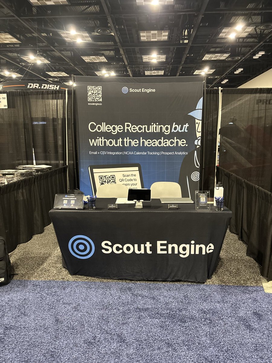 Scout_Engine's tweet image. Scout Engine is officially set up at @NABC1927.

Come stop by booth 307 to see how we implement Ai to ease recruiting workflows for college coaches!

#CollegeRecruiting #BasketballRecruiting
#NABC #dii #diii #finalfour