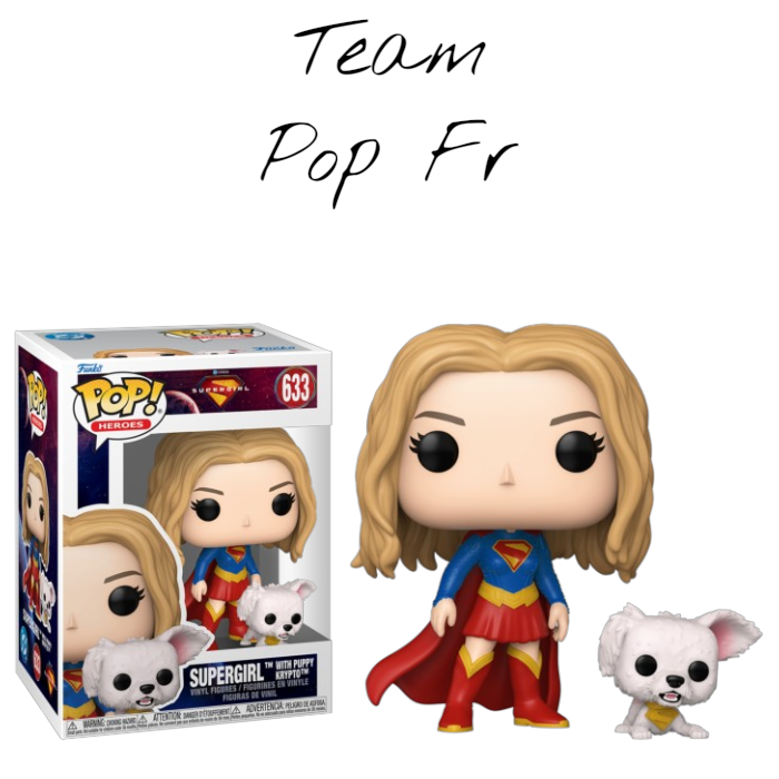 TeamPopFr's tweet image. Supergirl et Krypto : Le duo héroïque s'envole vers votre collection

👉 Disponibilité sur Team Pop Fr : team-pop.fr/funko-pop-hero…

#FunkoPop #Supergirl #Heroes #PopVinyl #DCComics #Figurines #TeamPopFr