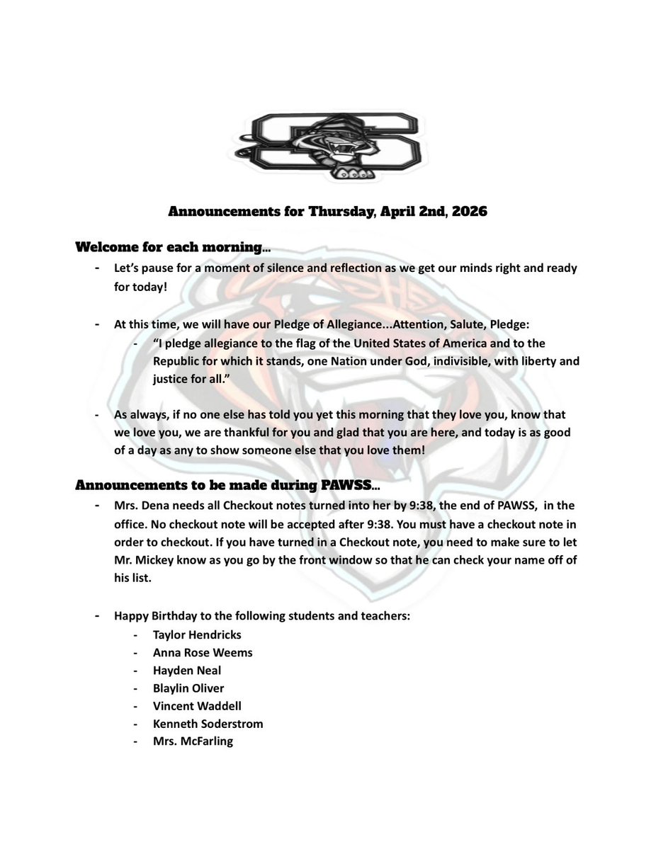 Saltillo High School tweet media