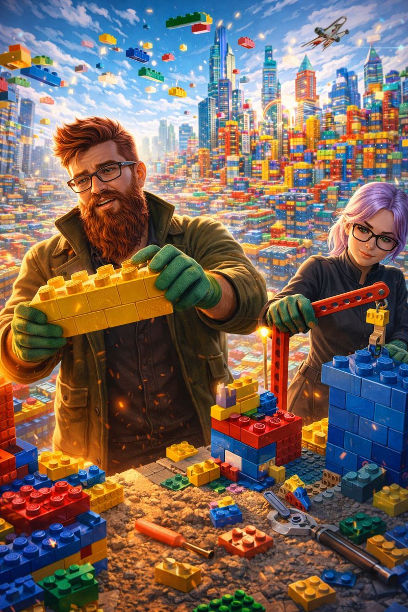 JohnHeatz's tweet image. Todo empieza con una pieza…
pero no termina ahí.

Construir no es solo juntar partes.
Es imaginar algo que aún no existe… y hacerlo realidad.

Mientras unos sueñan, otros construyen.

¿Qué estás creando hoy? 🧱

#LEGOday #jhvisuals #aiart #digitalart #johnheatz #costarica