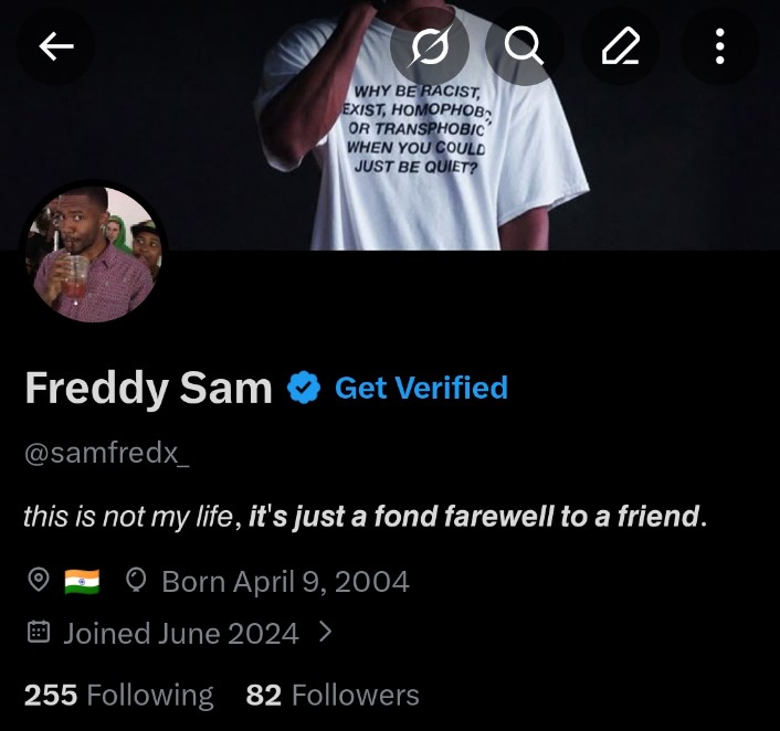 Freddy Sam tweet media