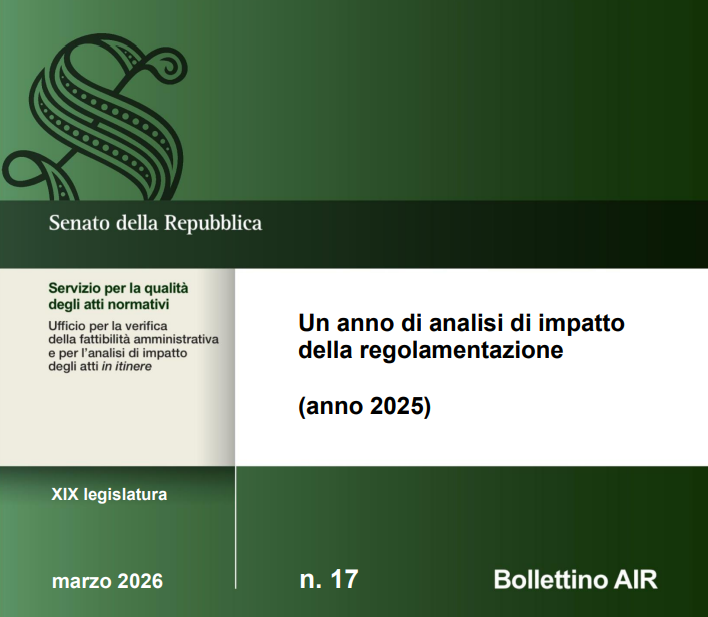 SenatoStampa's tweet image. #ServizioQualitàAttiNormativi. Nel #BollettinoAIR n. 17 (anno 2025) le analisi di impatto della regolamentazione sui ddl e sugli schemi degli atti del Governo e le relazioni #AIR trasmesse dalle Autorità indipendenti senato.it/service/PDF/PD…