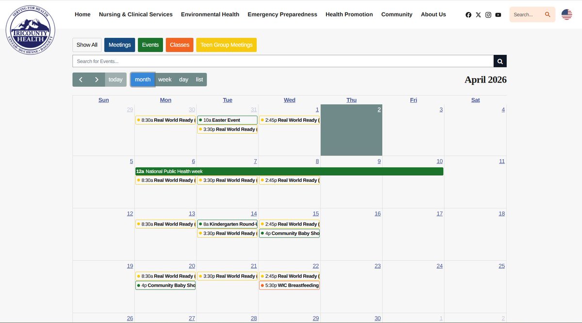 TriCounty Health Department tweet media