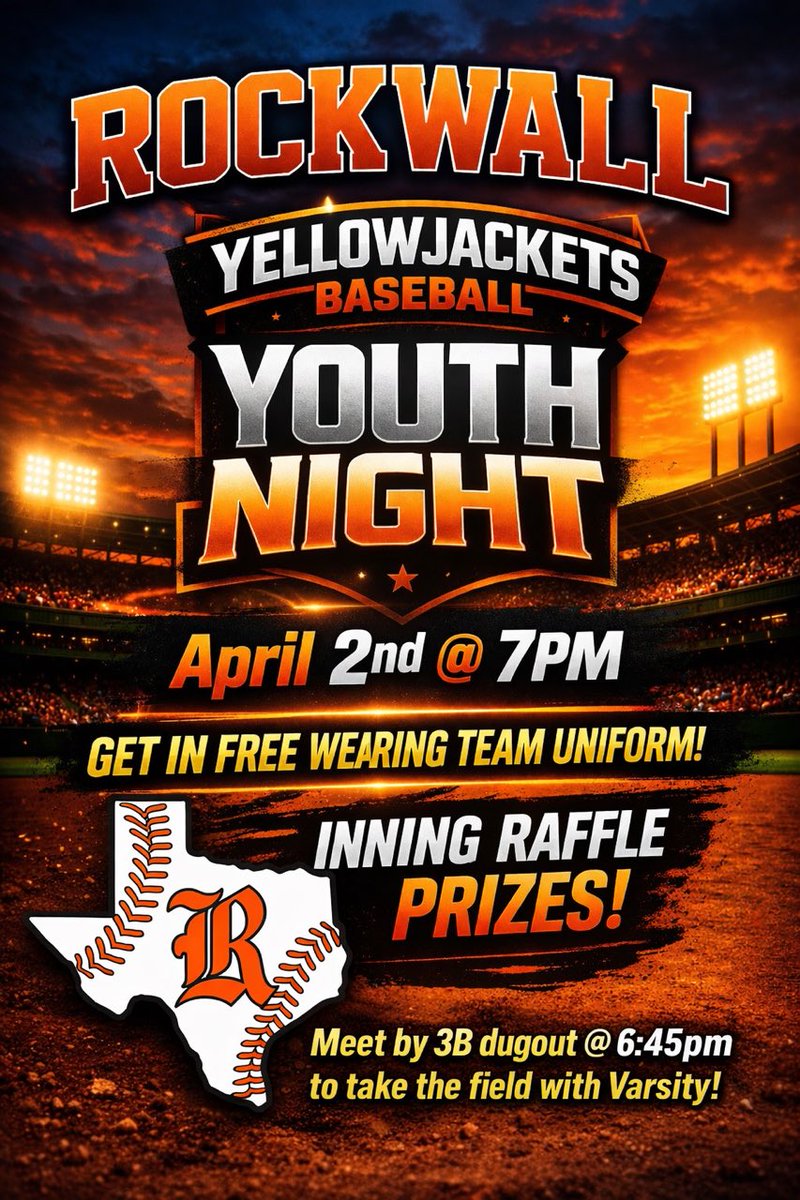 Rockwall Yellowjackets Baseball tweet media