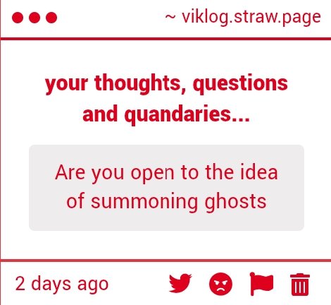 uhhh... i guess it depends on what type of ghost we’re summoning...?