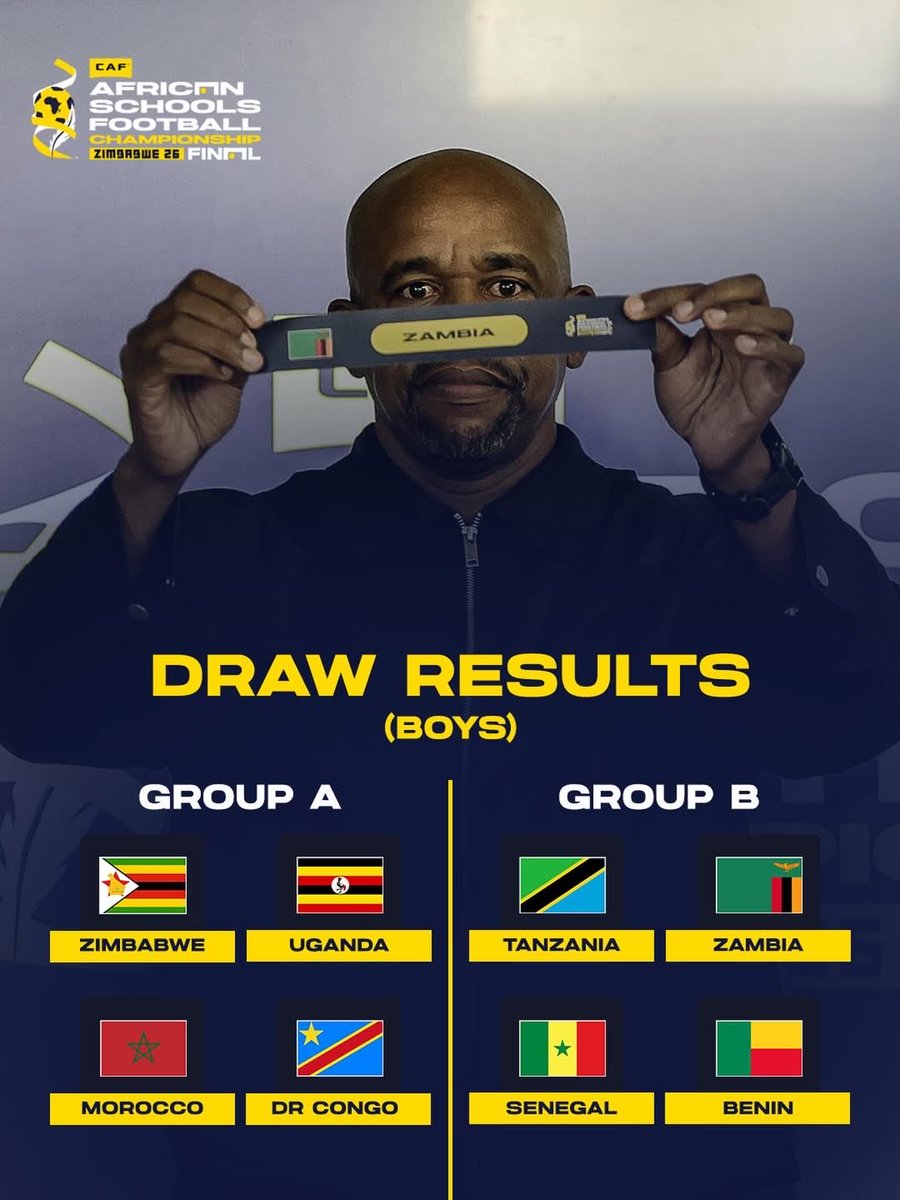 Pitted in Group A alongside hosts Zimbabwe, Morocco and DRC.

#ASFC2026