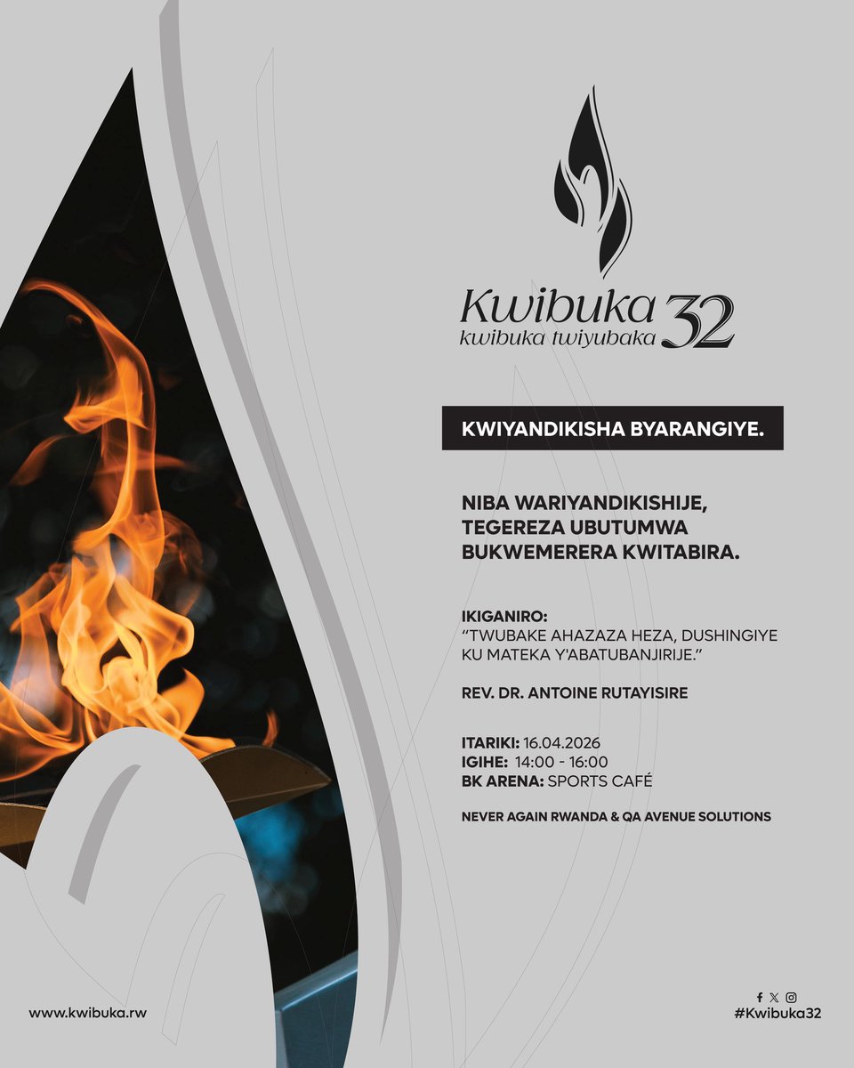 Never Again Rwanda tweet media