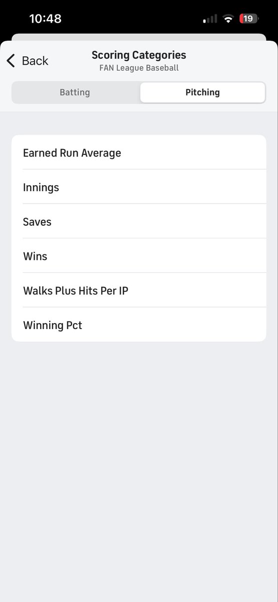 arbysbutt's tweet photo. @RealJRAnderson odd question, but just completed a draft and I can set my lineup for the past week with the stats counting. Would you start Skenes in NL Only for the past week, with these categories? There is also a 1,000 innings requirement and my SPs aren’t great overall https://t.co/DNpD9OKE0l