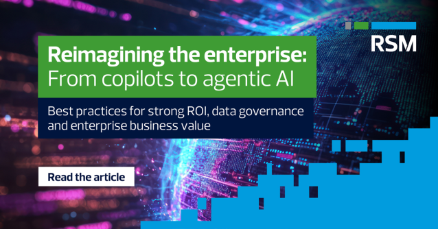 From boosting productivity to improving data governance, AI agents are transforming how work gets done. Explore insights on enterprise AI adoption and real-world use cases. rsm.buzz/4sfaw6C