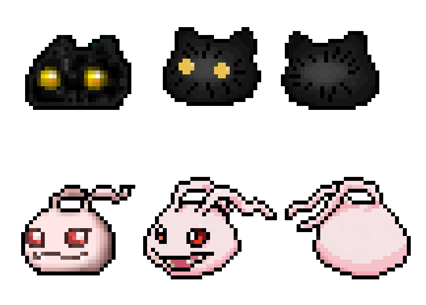 otro_jorch's tweet photo. I've tried remaking Botamon & Koromon sprites using anime references
#Botamon #Koromon #VITALBRACELET #pixelart #DigimonStoryOlymposXII #fanart #デジモン #fangame #Digimon
Most old VB sprites are improvable, I might remake some.
Want me to try Agumon? https://t.co/SZUHFbLtYo