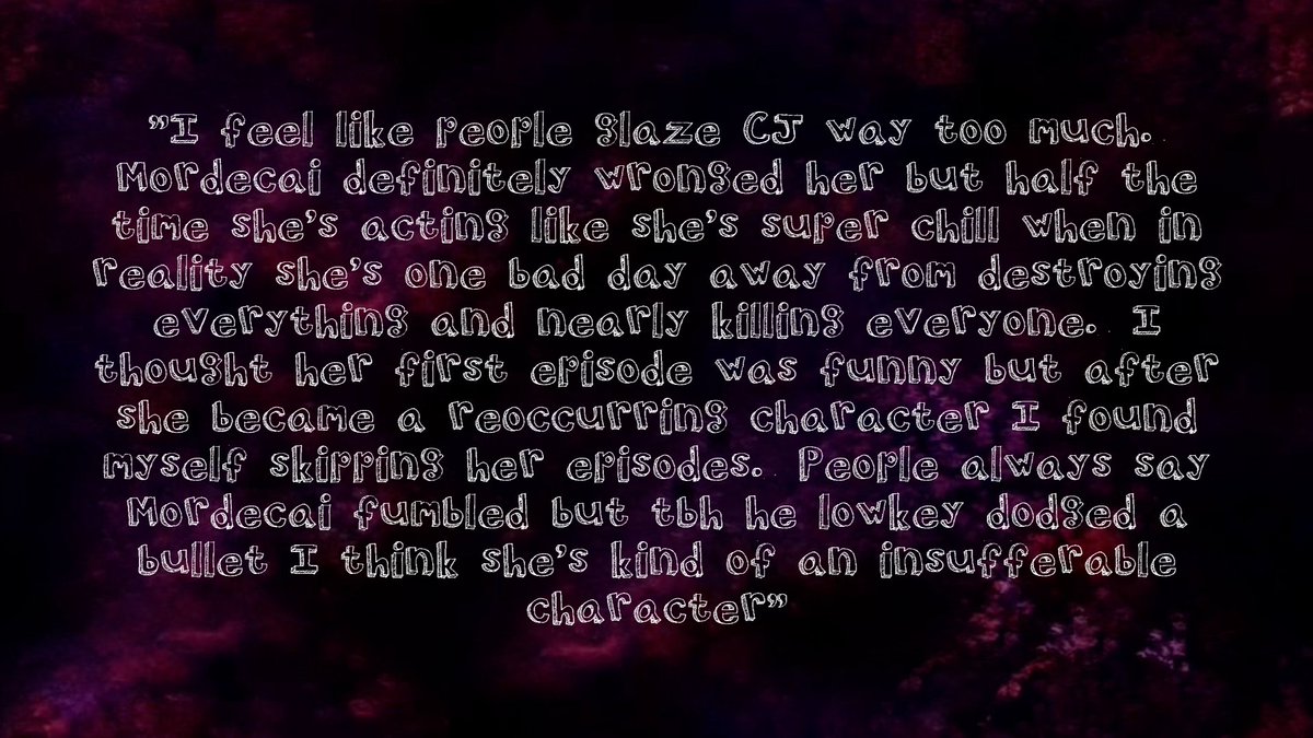 Regular Show confessions and takes tweet media