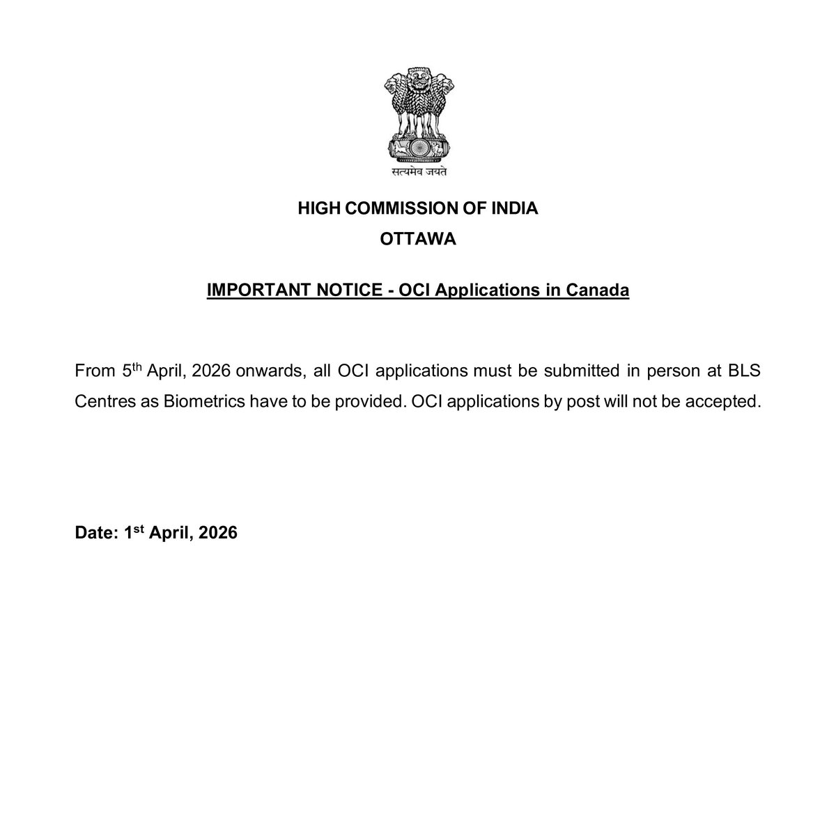 India in Canada tweet media