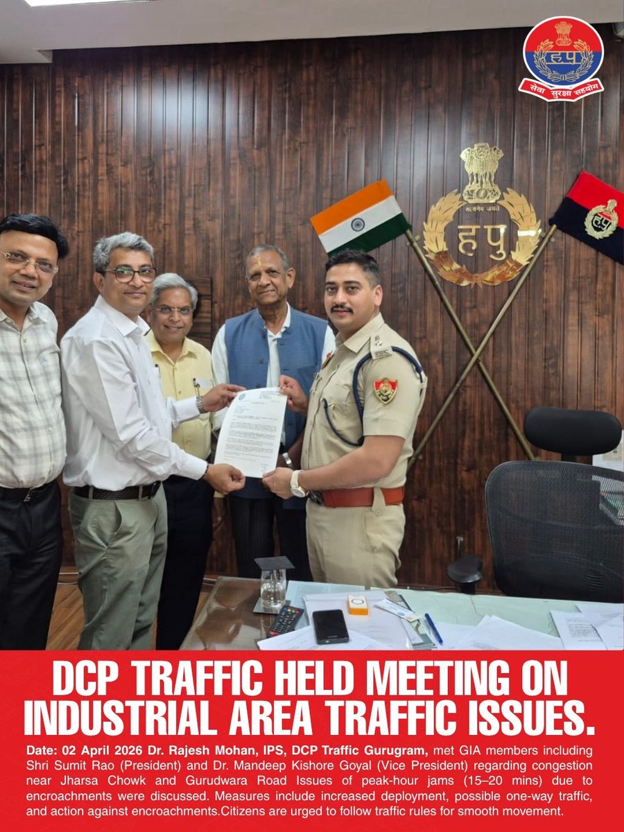 Gurugram Traffic Police tweet media