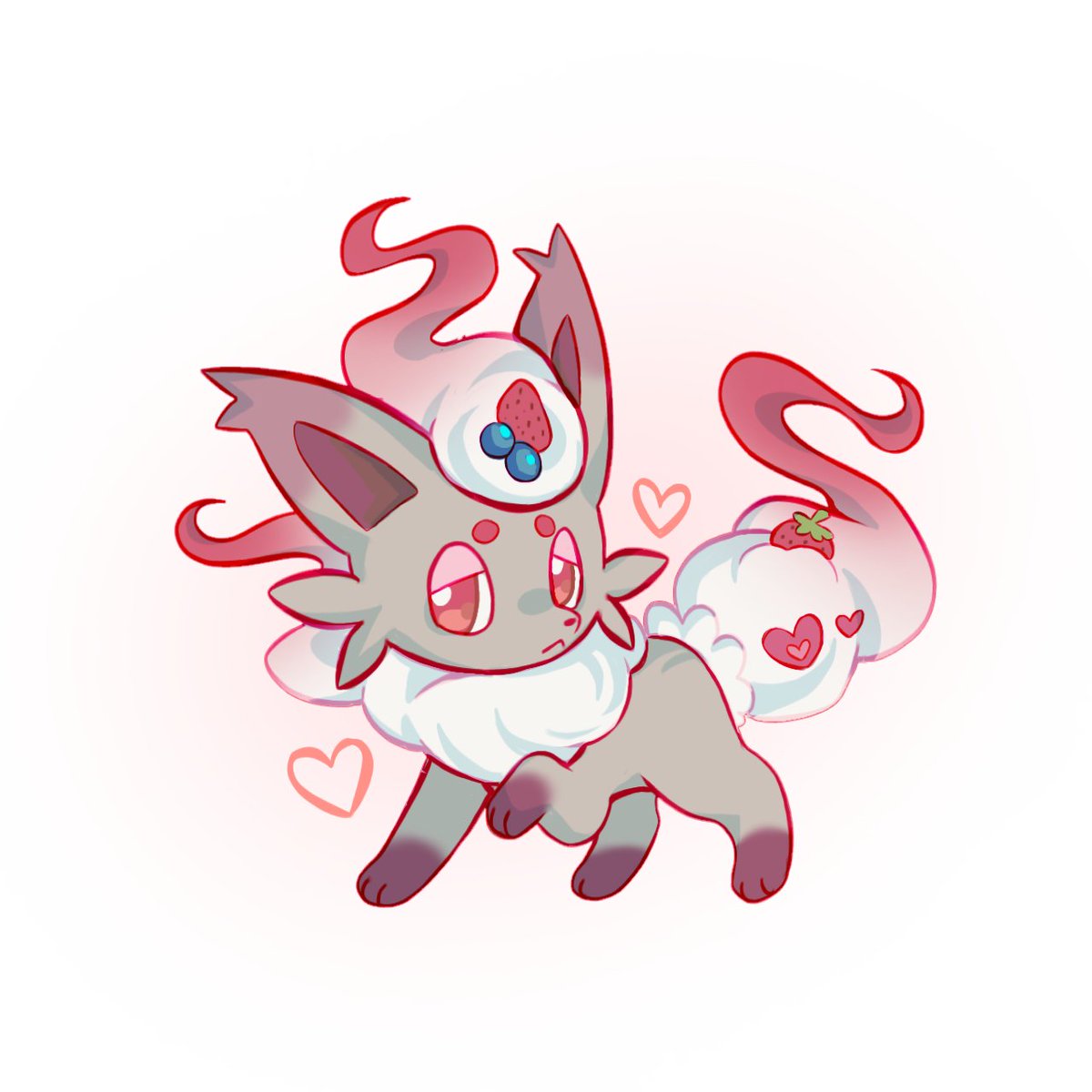 Renei_Milk26's tweet photo. Cake! #pokesona #arttrade https://t.co/ugFjj6nFAx