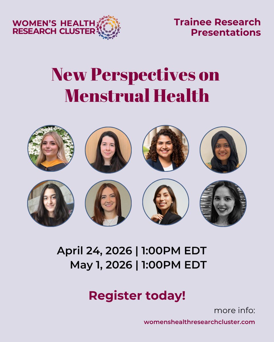 Women's Health Research Cluster tweet media