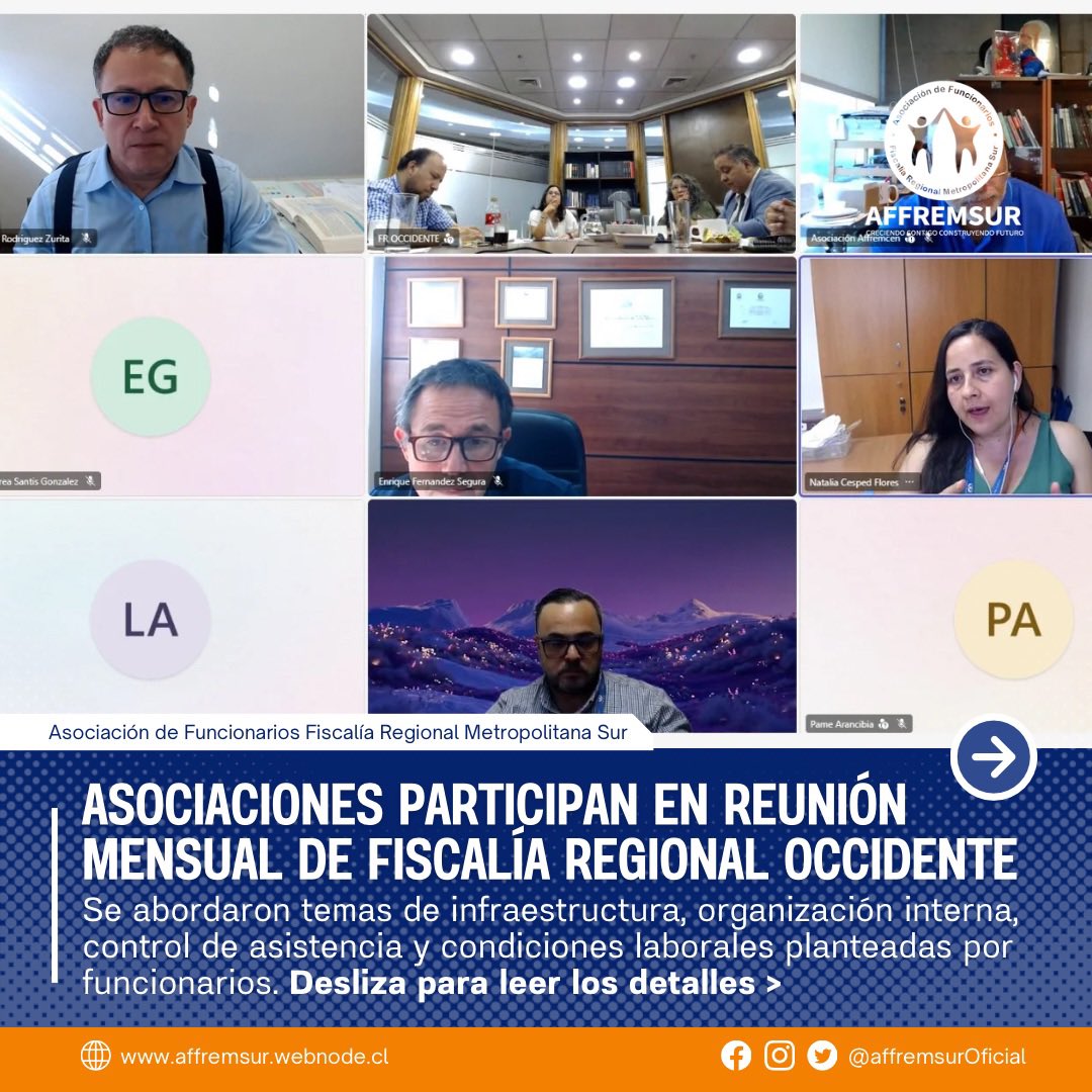 Asociación de Funcionarios Fiscalía Sur y Nacional tweet media