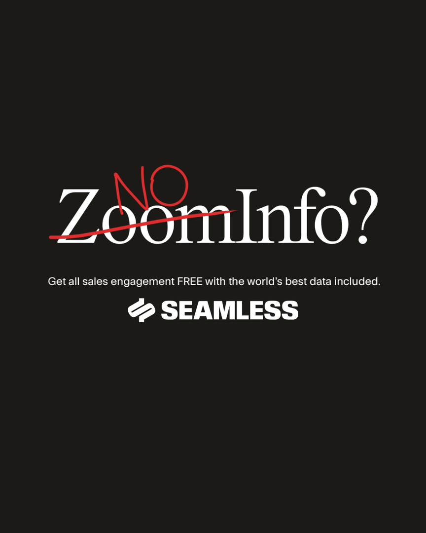 SeamlessAI's tweet image. Why pay for bad info when Seamless gives you sales engagement free with the data already included? 

More value. Less waste. Faster pipeline. 

#SalesTools #RevenueGrowth #OutboundSales #ProspectingTools #Seamless