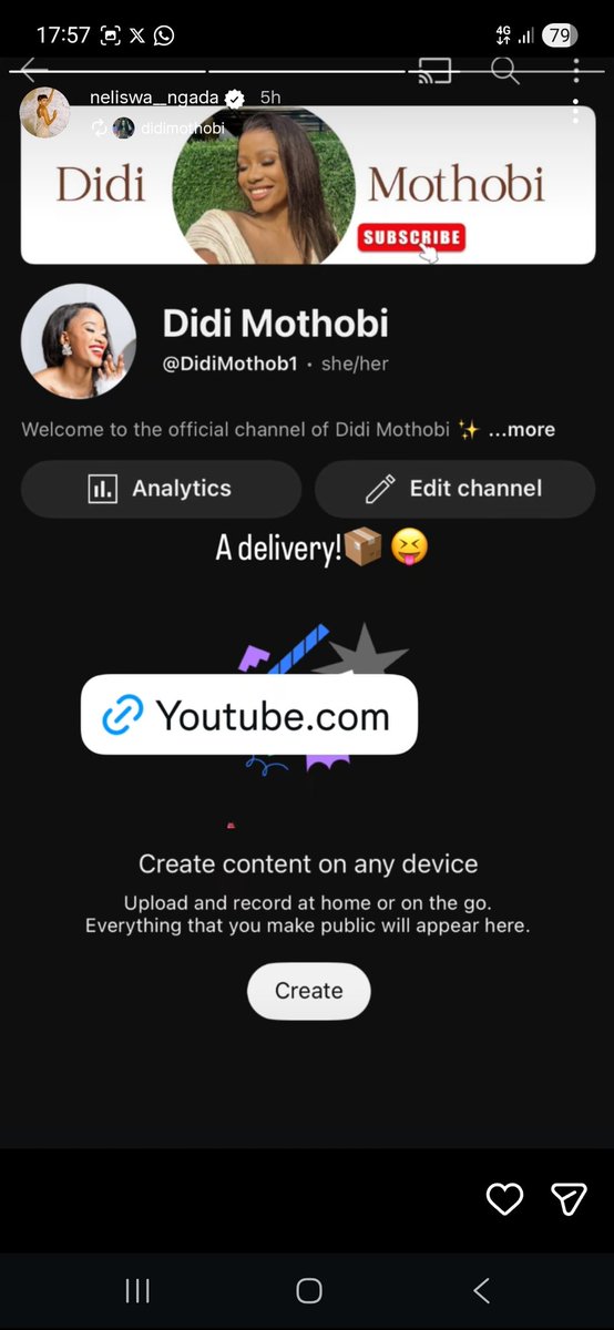 Moitsheki14's tweet image. Hey Nina Bandanas ,

The ladies have spoken, let's go and subscribe to Our last born

Ohhh Neliswa, Liema and Trixie love their little one down ke sana😭😭😭😭🥺🥺🥺❤️❤️❤️❤️ it's so beautiful to witness girlhood winning 

#Neliswa 
#Liema
#Didi
#Trixie