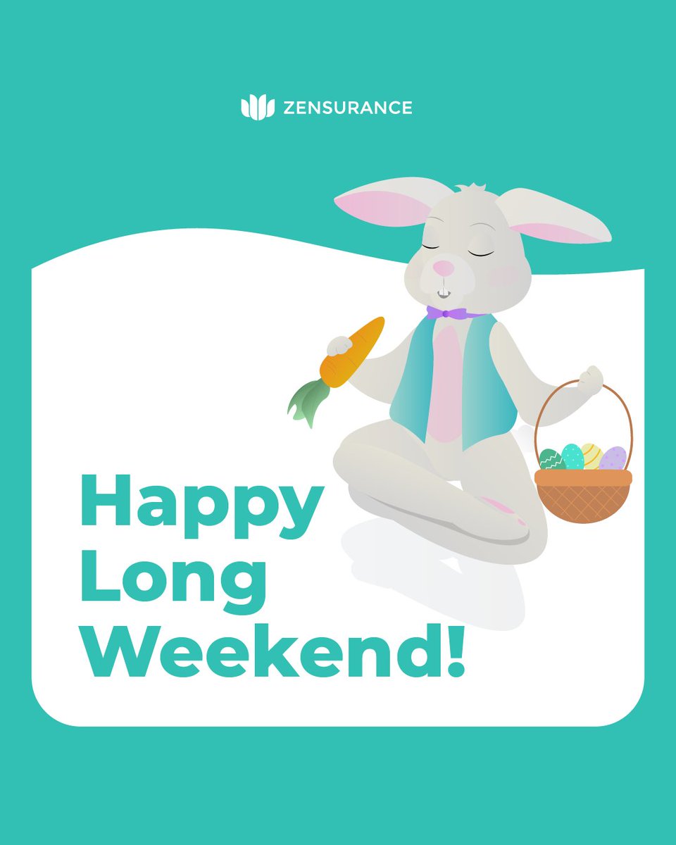 zensurance's tweet image. PSA: The laptop can wait. 🐰✨

Happy long weekend to every hardworking small business owner in Canada. You deserve every single second of it!

Stay safe, eat the chocolate, and come back claims-free. 🍫

#LongWeekend #SmallBusinessCanada #WeAreZensurance