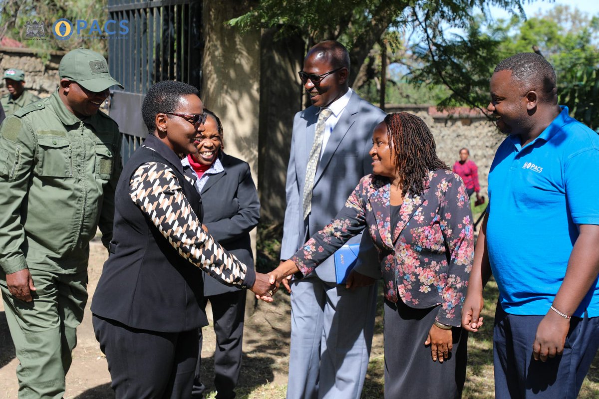 ProbationKE's tweet photo. The Principal Secretary @CorrectionalKE @salomebeacco  today visited the Naivasha Probation Station, where she recognized the vital role @ProbationKE plays in reducing recidivism, diverting children in conflict with the law from the justice system. . . https://t.co/2jy8sQ82pf