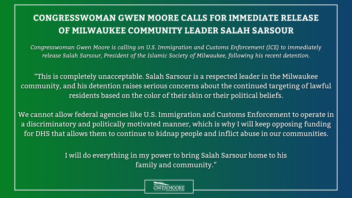 Rep. Gwen Moore tweet media