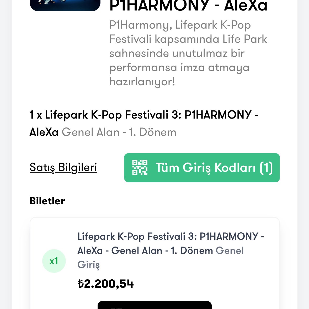 arkadaslar selaaaaam !!!!

bende fazladan p1harmony konser bileti var genel giris bu bileti cekilisle birine hediye etmek istiyorum yapmaniz gereken tek sey tweeti rtleyip bir arkadasinizi etiketlemek bu kadar 15 gune aciklarim 🙏🏻🙏🏻🙏🏻 etiketlicek biriniz yoksa beni