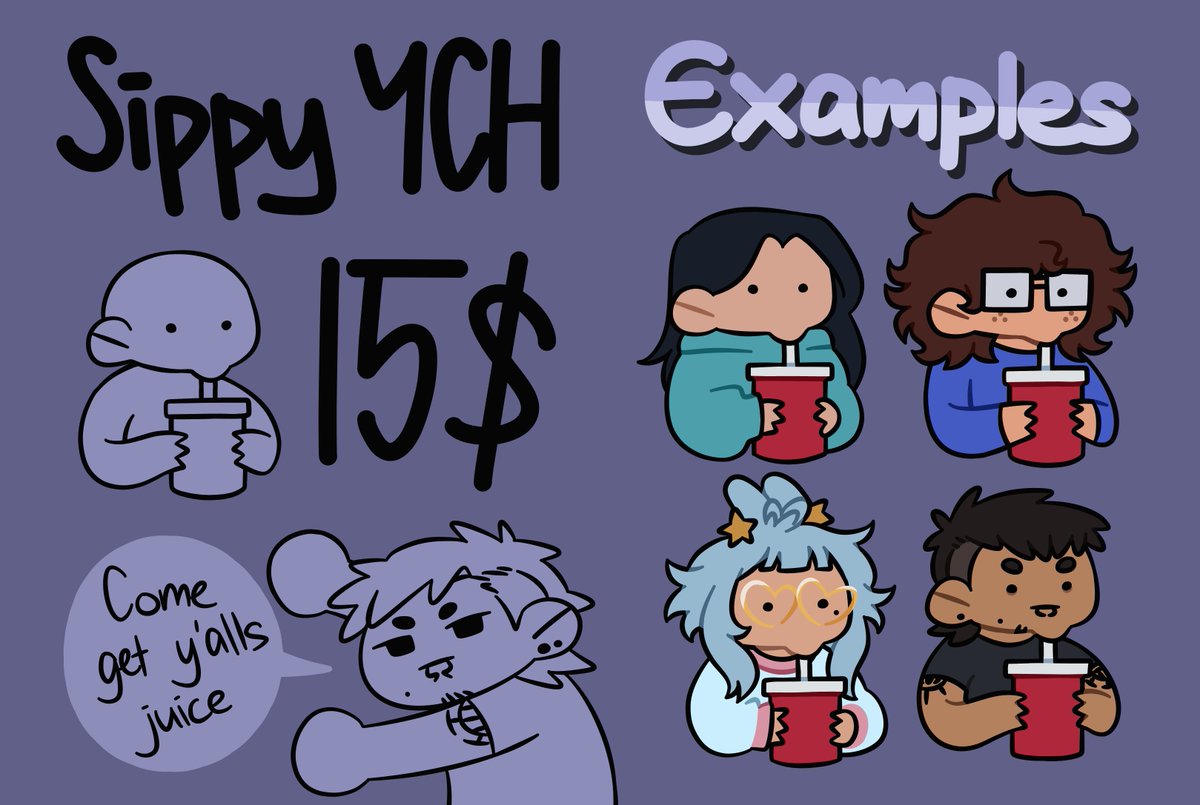 cevrambles's tweet image. Come get y'alls juice!!

#commissionsopen #ych #commsopen