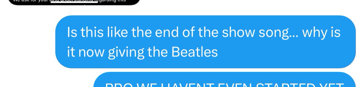 I had seen the vision on first listen and said it would be the end of the concert song but people were hating on her😭