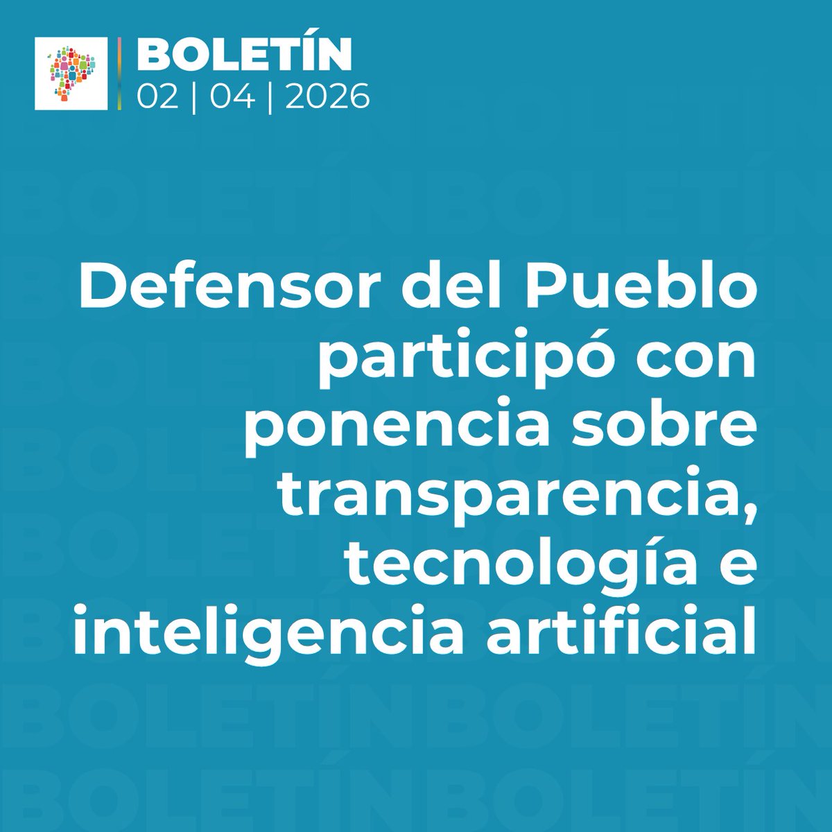 Defensoría del Pueblo de Ecuador tweet media