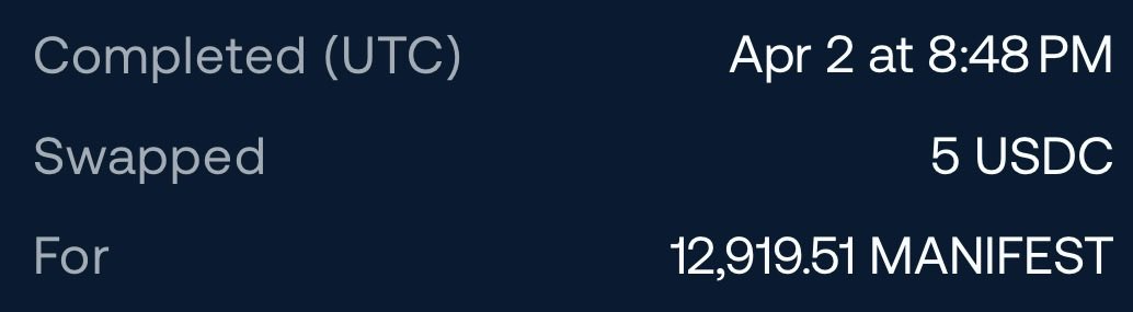 Day 5.

$5 more into <a href="/manifestsui/">MANIFEST</a>

The streak matters now.

Not because the size is huge, but because public consistency can turn a small idea into a real <a href="/Community_Sui/">Sui Community💧</a> signal.

Let’s keep building a little noise around <a href="/SuiNetwork/">Sui</a>.