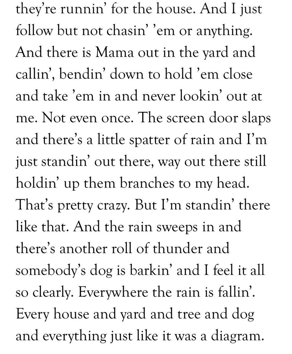 robertmoor_'s tweet photo. I love it when a writer ends a powerful, swelling passage on a perfectly oblique, unforeseen word. 

Such a rarified trick to pull off; gets me every time. https://t.co/006VQV4bZd
