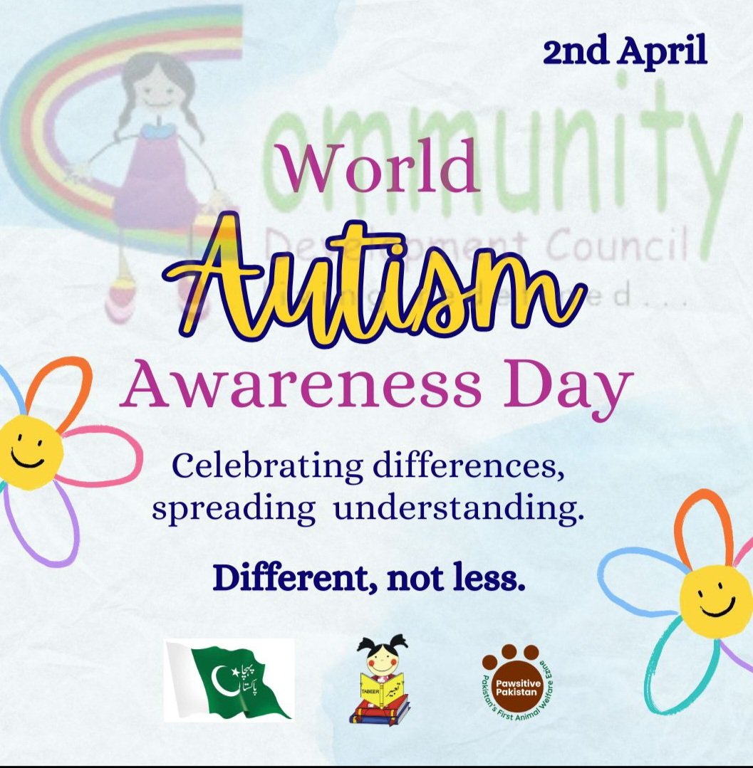 meeran_pk's tweet image. April 2 – World Autism Awareness Day 💙
Celebrating differences, spreading understanding.

Different, not less.

#AutismAwareness #InclusionMatters #CelebrateDifferences
