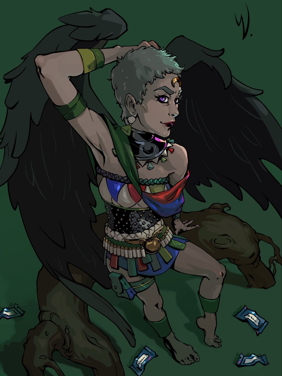 I hate her so much XD
BUT
I also love her with all my gamer girly heart

#hades2 #eris