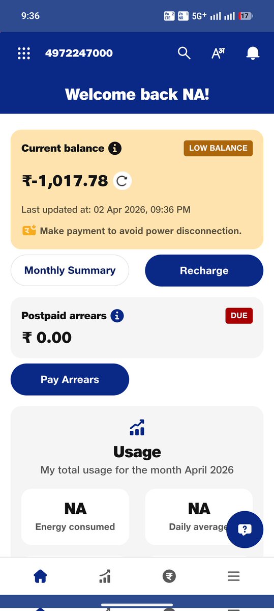jaydeep_raghav's tweet photo. बिल जमा करने के बाद भी अपडेट नहीं हुआ है.?
कब तक अपडेट होगा.?
घर की लाइट भी गायब है..!!!
बिल जमा कर दिया है 
@pvvnlsambhal @PVVNLHQ @1912PVVNL @MdPvvnl @aksharmaBharat @UPPCLLKO https://t.co/1PKZom3FCX