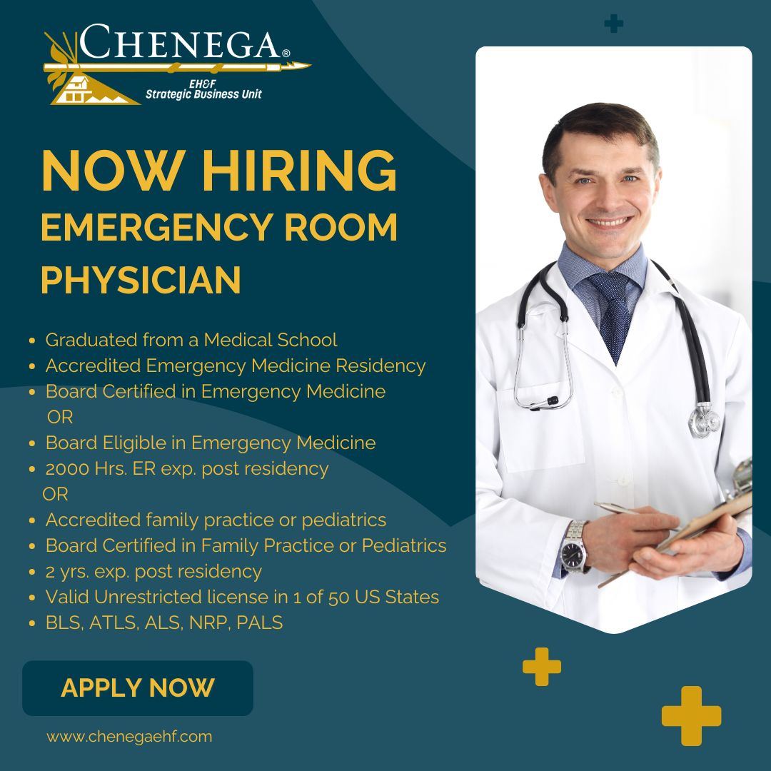 ChenegaCorpEHF's tweet image. Calling physicians who excel in the unexpected. Apply to the link below📷
careers.chenega.com/chenega-career…...
#chenega #chenegafamily #JoinUs #NowHiring #ApplyNow
