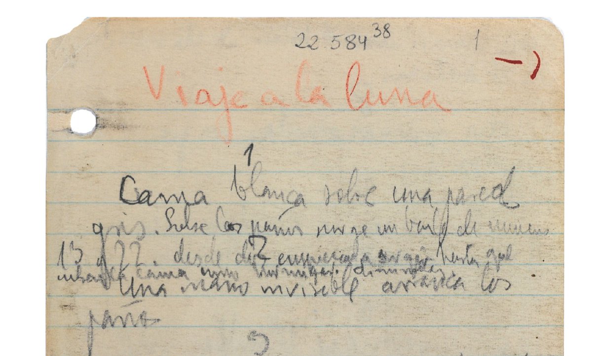 Así empieza el guion cinematográfico "Viaje a la luna" de Lorca