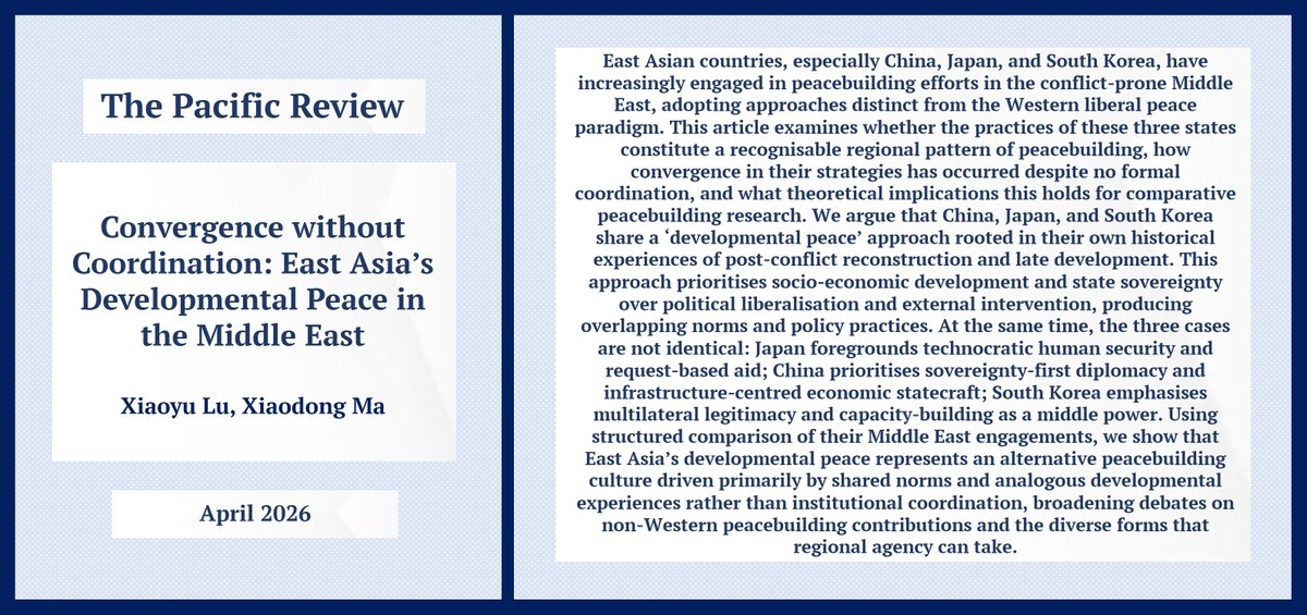 The Pacific Review tweet media