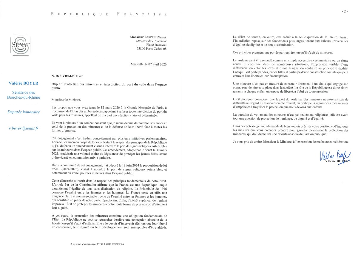 Valérie Boyer tweet media