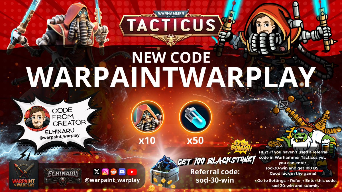Warhammer Tacticus. Warpaint_Warplay by ELHINARU tweet media