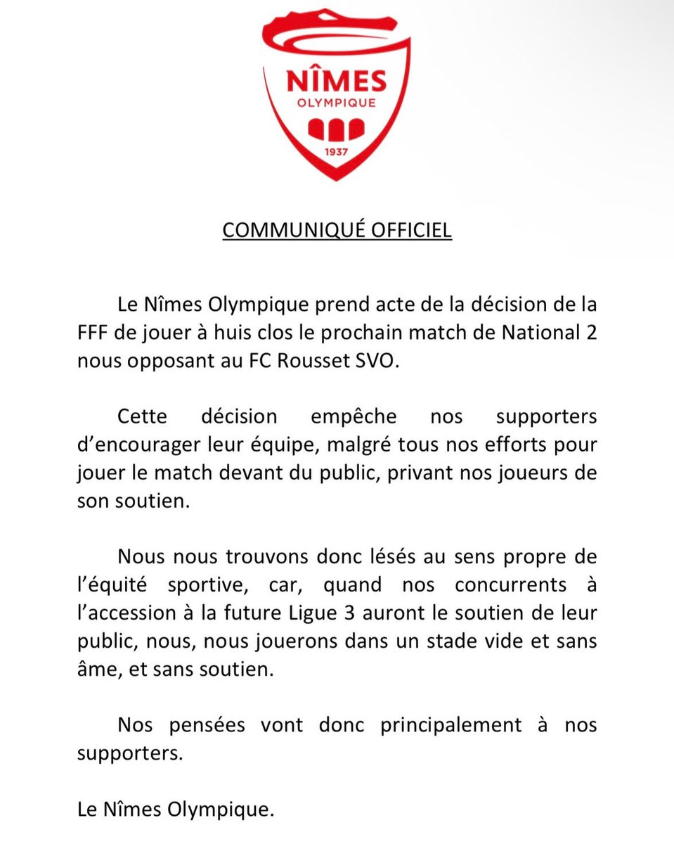 🐊 Nîmes Olympique tweet media
