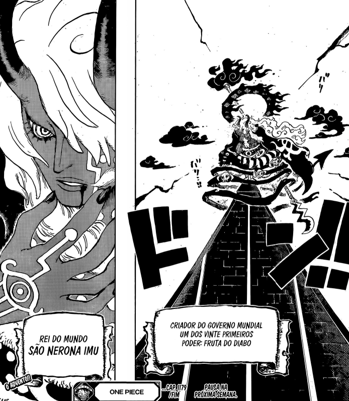 goroseitaken's tweet photo. #ONEPIECE1179
One Piece está no seu ponto mais alto a partir de hoje. Vilão final revelado, a história começa a se revelar, o fim se  começa a aproximar.
A apresentação de Nerona Imu é FACILMENTE a melhor desse mangá inteiro.
Simplesmente INCRÍVEL! https://t.co/AS3yuSIUsx