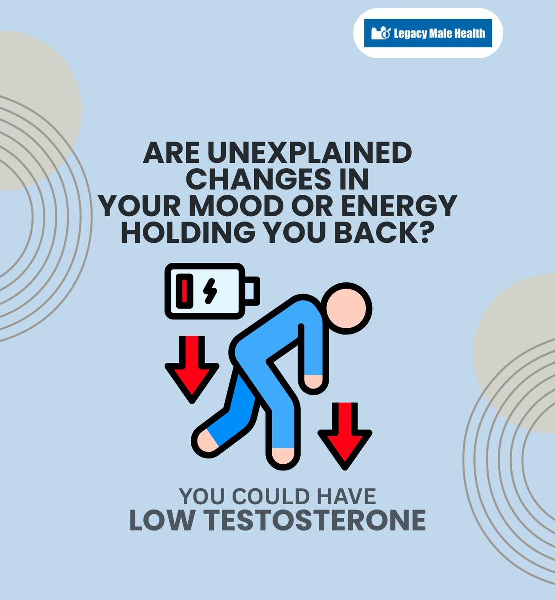 VasRevDoc's tweet image. We specialize in helping men identify and treat low testosterone. Our expert team is here to guide you on a personalized journey to reclaim your energy and zest for life.

#menshealth #lowtestosterone #wellness #frisco #TX #vasectomyreversaldoctor