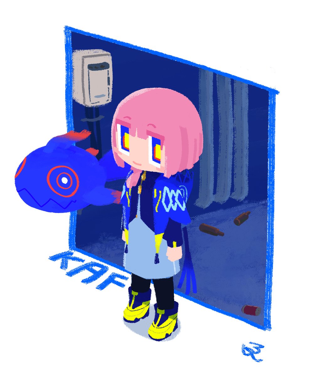 アオガラカフ
＃花譜美術部