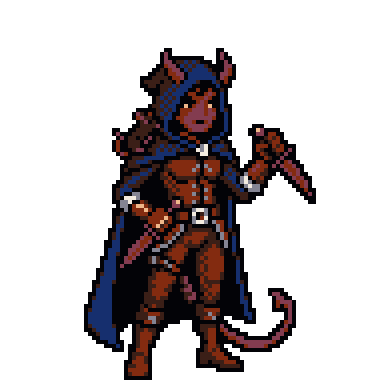 Female Tielfling Rogue