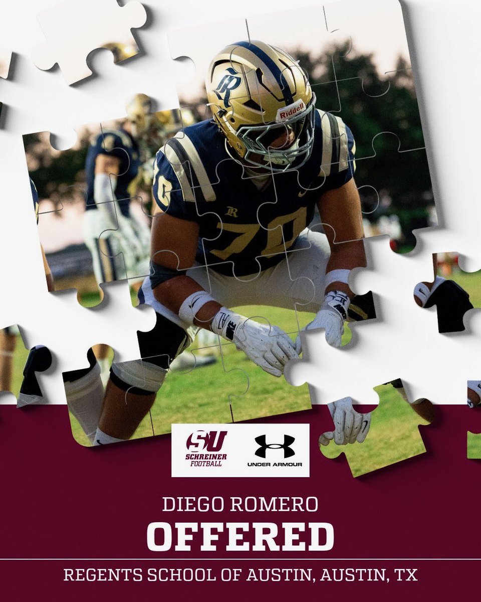 After a great call with <a href="/CoachZ_SU/">Cody Zwernemann</a> I am blessed to receive an offer from Schreiner! #AGTG 
<a href="/REPFootballRec/">REP Football Recruiting</a> <a href="/RSA_strength/">Regents Sports Performance</a> <a href="/RSA_Athletics/">Regents Athletics</a> <a href="/TXPSMedia/">Texas Private School Media</a> <a href="/TXPrivateFBGuy/">Texas Private School Football</a>