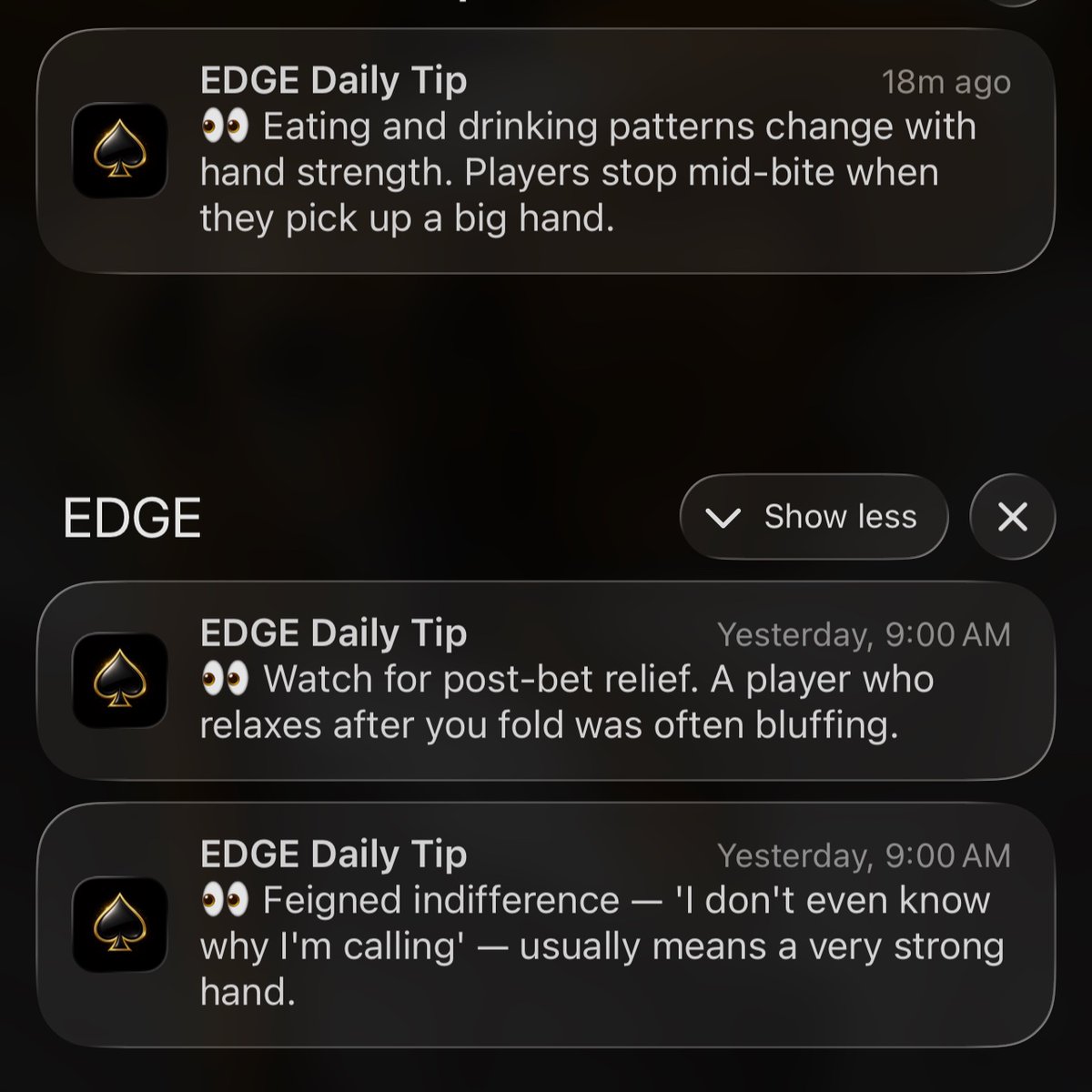 EDGE Poker tweet media