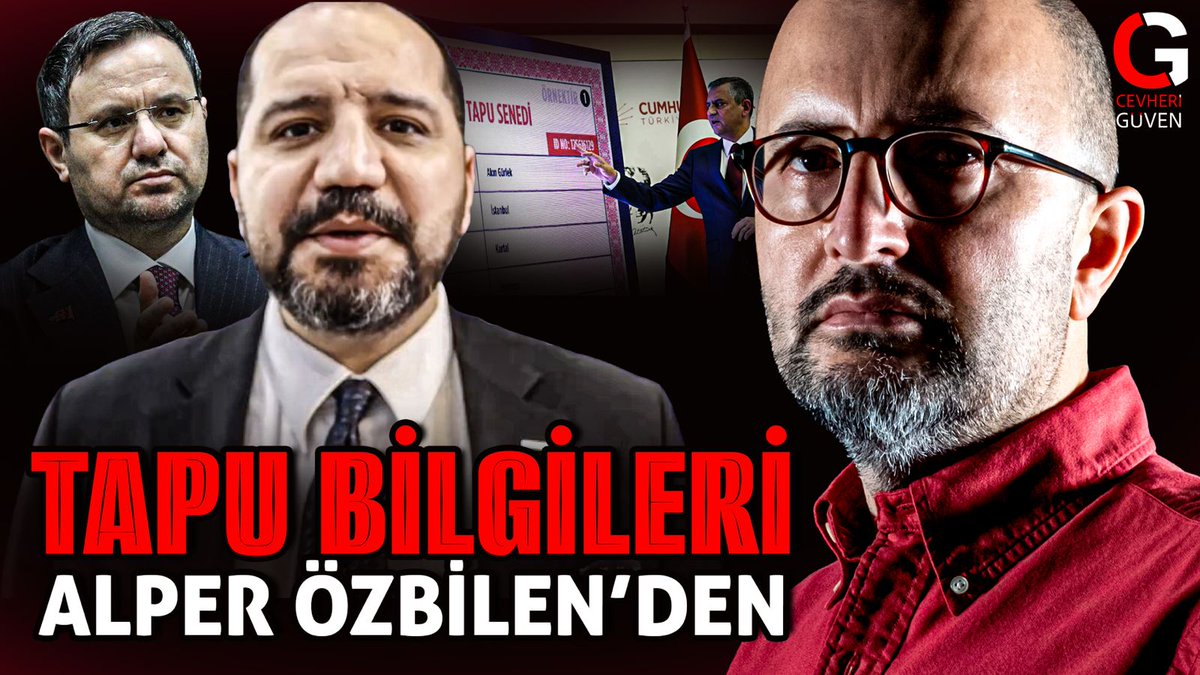 Akın Gürlek'in tapu bilgilerinin kaynağı...
Alper Özbilen ve yasadışı istihbarat örgütü...
Alper Özbilen ile Hakan Fidan'ın bağı...
İmparatorluk içinde savaş...
Çok özel bir yayın...
youtube.com/watch?v=UQTyZR…